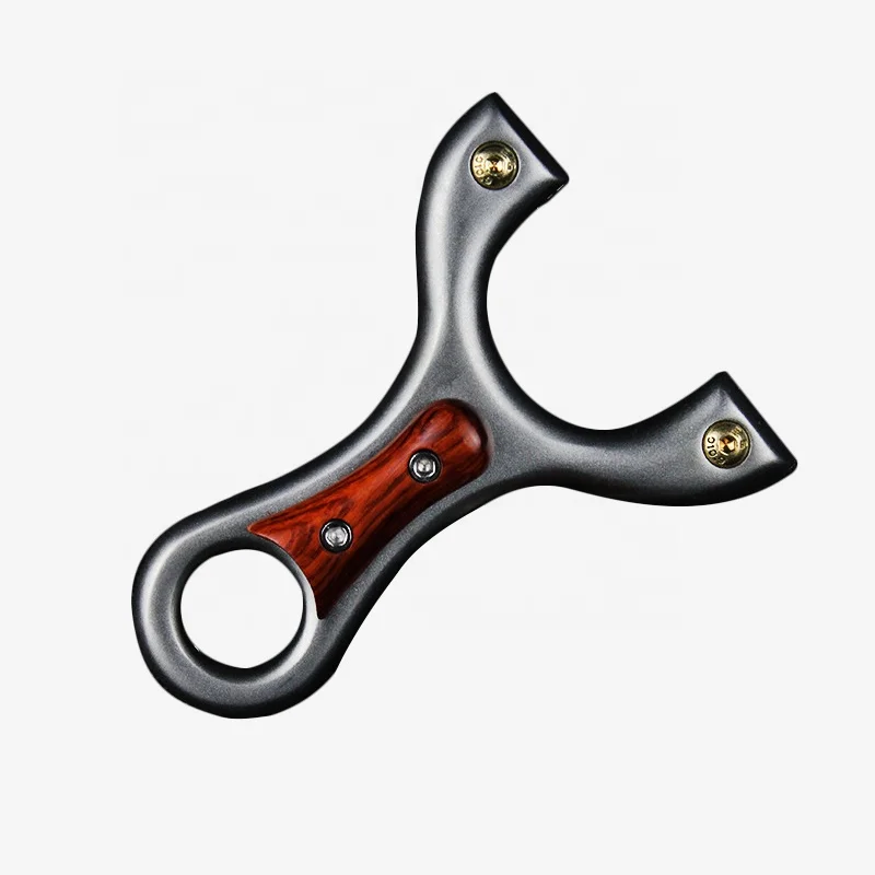 

High precision stainless steel numerical control quick flattening leather catapult hunting slingshot steel slingshot, Picture