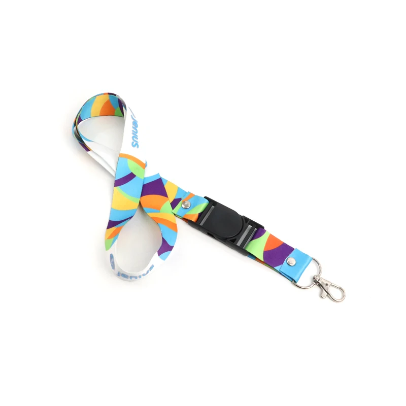 

Personalized Custom high quality black plastic clips lanyard with id card holder