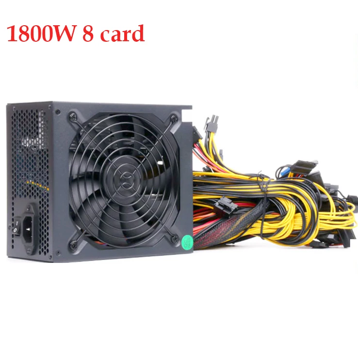 

Wholesale pc server led driver switching high voltage modular power supply 4U single-channel 12V 1800W 8 card power supply