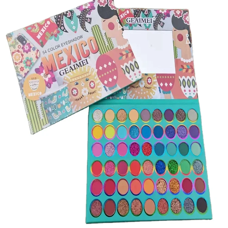 

New design 54-color eyeshadow palette waterproof and no makeup matte eyeshadows