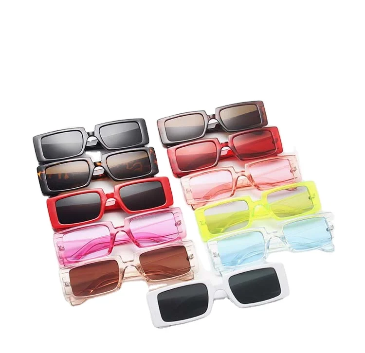 

high quality pc metal frame square fashion glasses 2021 sunglasses, Custom colors