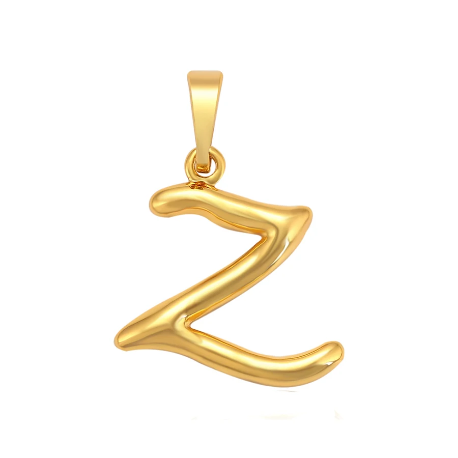 

34674 XUPING letter design gold pendant copper metal women jewelry