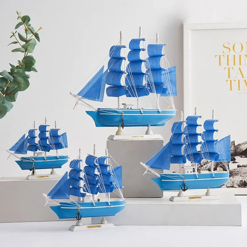 

Wooden Pirate Ship Model European Sailing Creative Desktop Office Home Interior Handmade Ship Model Ornaments Decoration Craft