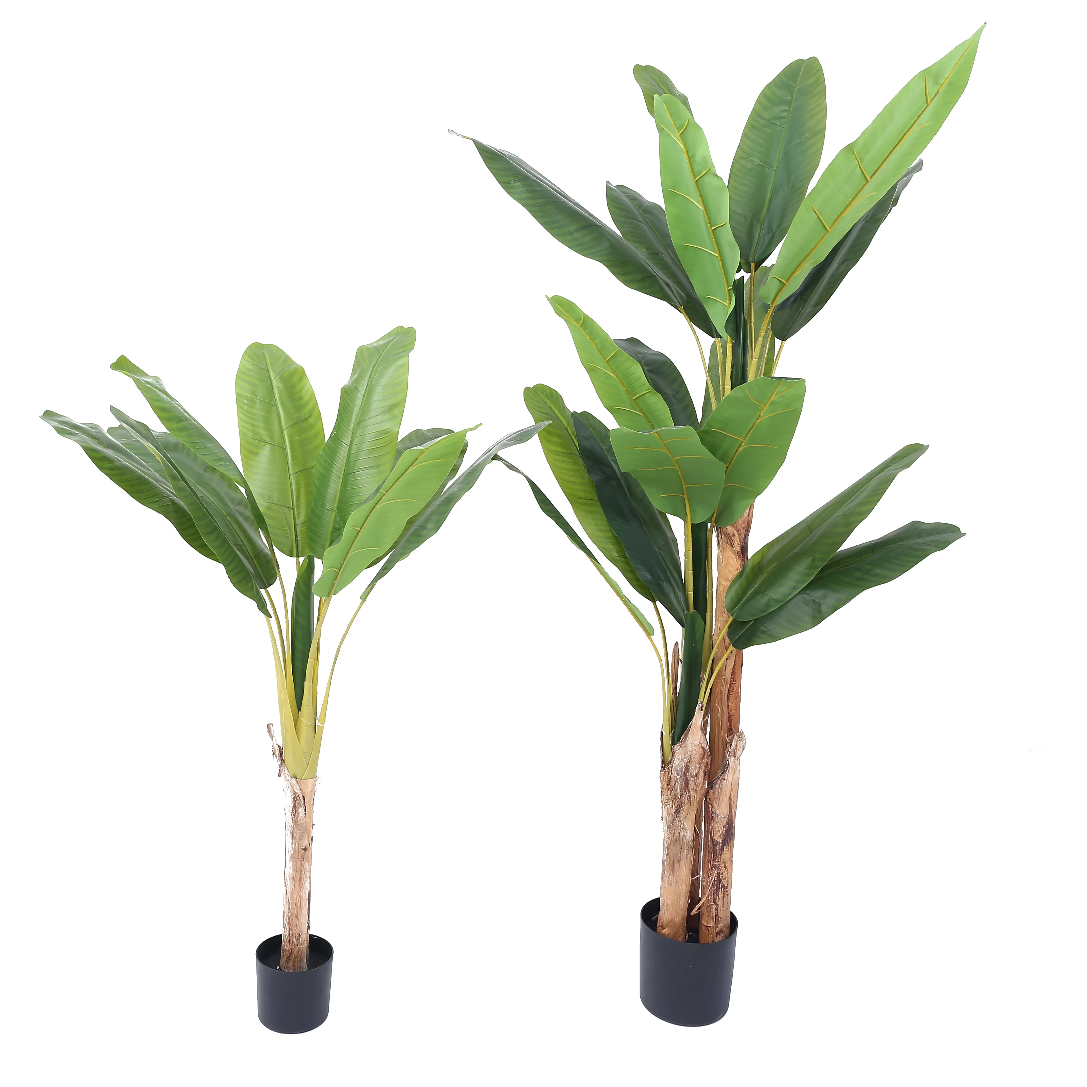 

Faux Plastic Banana Tree 190cm Artificial Potted Traveler Banana Tree for Home Garden Decor, Shown