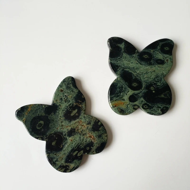 

2021 kambaba jasper skin face beauty equipment scraping butterfly guasha tool