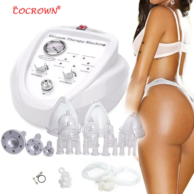 

Amazon Top Seller Butt Vacuum Machine With Buttock Cups Breast Tightening Brazilian Enlargement Therapy Vaccum Butt Lift Machine