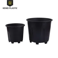 

Custom indoor nursery round balcony plastic flower planters garden pots