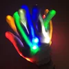 Electric LED Finger Flashing Gloves Light Up for Halloween Dance Rave Party Dance Rave Fun Finger Toy
