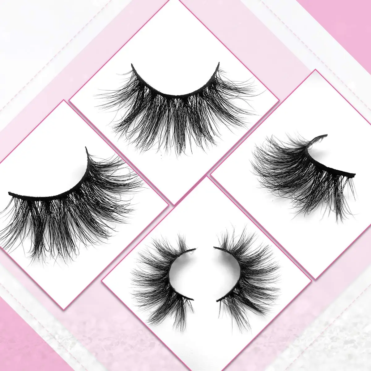

5 Pair Magnetic Eyelashe 3D Magnetic Eyelashes Magnetic Eyelash Extensions, Black color
