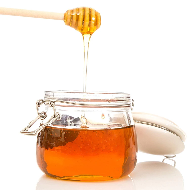 

Custom Logo Honey stirrer Jar Dispensing Wooden Honey Stirrer Dipper