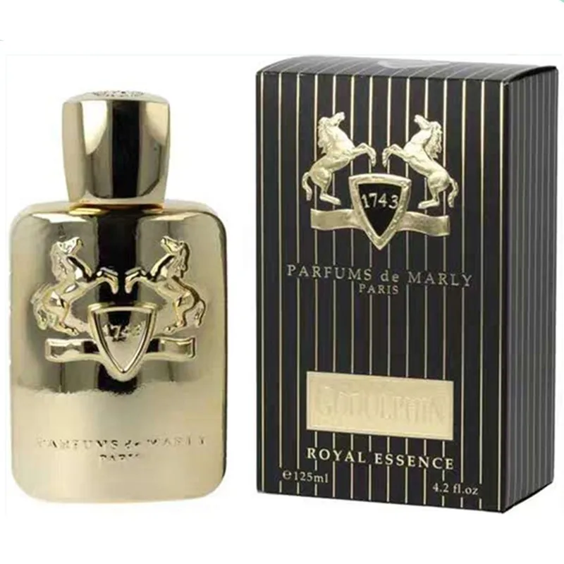 

125ml men perfume golden eau de toilette long lasting fragrance glass bottle parfum spray high quality parfume