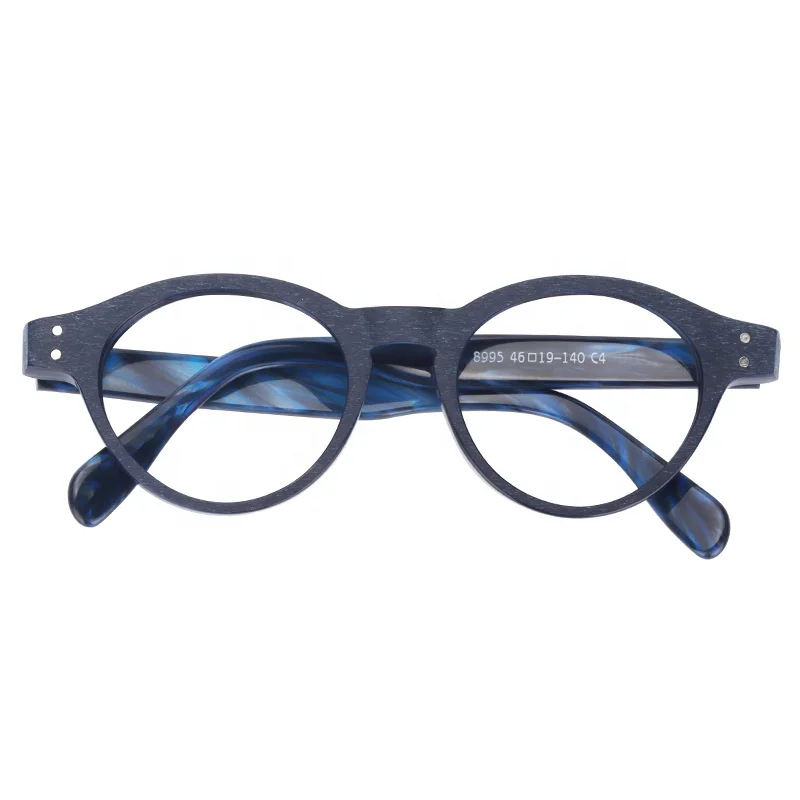 

China Wholesale Fancy Round Glasses Frame Unisex Acetate Eyeglasses Frames