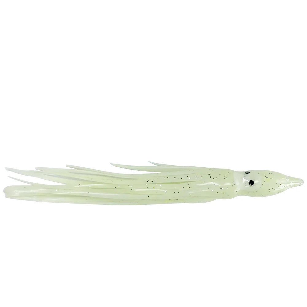 

Newbility wholesale 12cm Saltwater Soft plastic silicone Fishing Lure octopus Skirt Lures, 12 colors