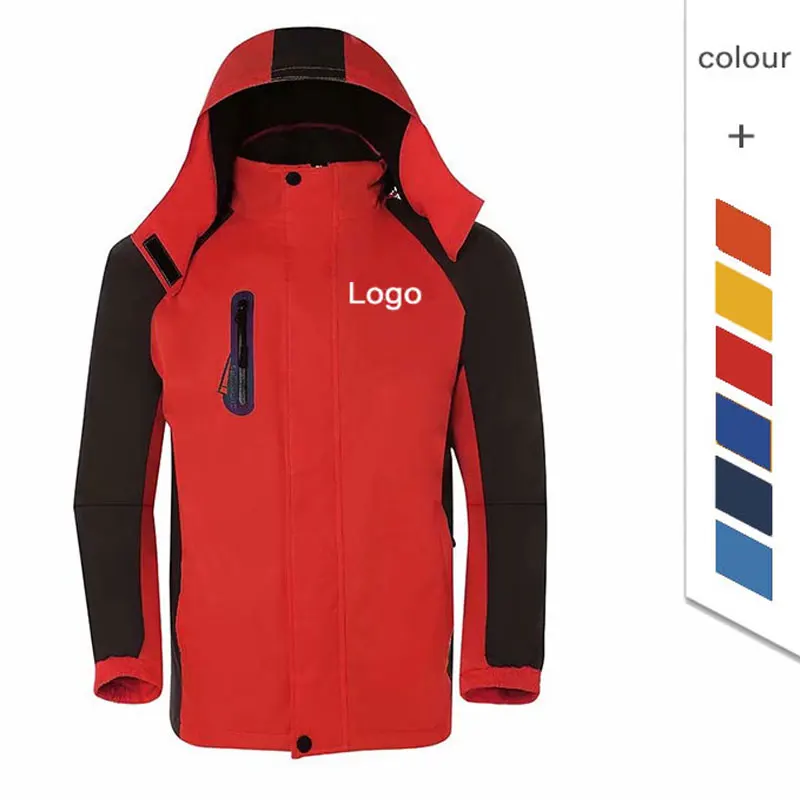 

Custom logo fitness sports waterproof softshell jacket high quality wind coat jogger outdoor 5 colors winter jacket man, Blue,navy,orange,red.yellow,dark blue