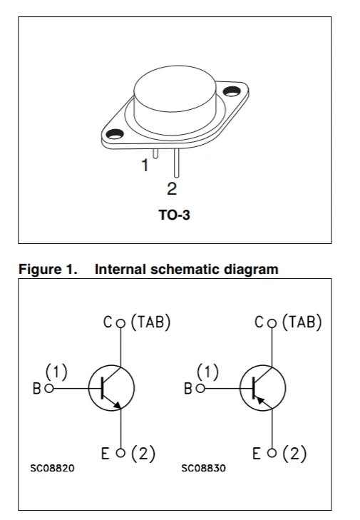 100 New Original 2n3055 Npn Bipolar Smd Power Transistors D718 D2499