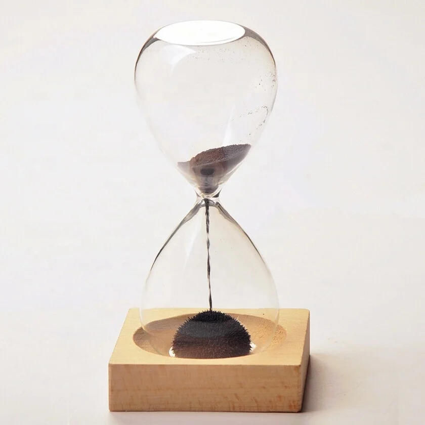 

Magnetic Hourglass Hour Glass Sand Timer  from CN;HEB Eco-friendly Home Decoration Clear/customized Polyform+ White Box