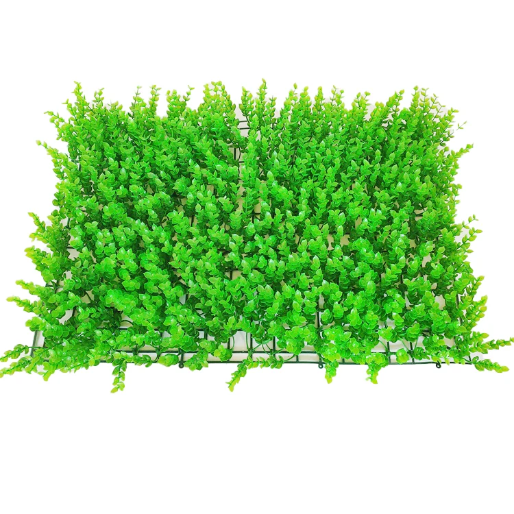 Carpet Grass Wholesale Decorative Green Artificial Plant Wall Boxwood