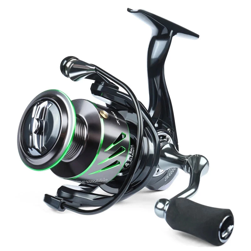 

Support customization High quality fishing reel JK1000 4000 Gear Spinning Reel Carp Fishing For Bass Tackles Reel, Shown