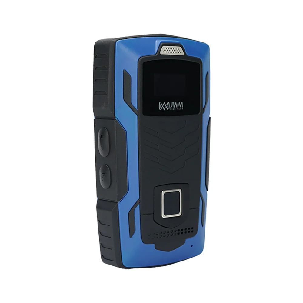 

JWM 4G GPS Real-time Upload Fingerprint Identification Guard Tour Patrol System with Voice Prompt, Blue-black