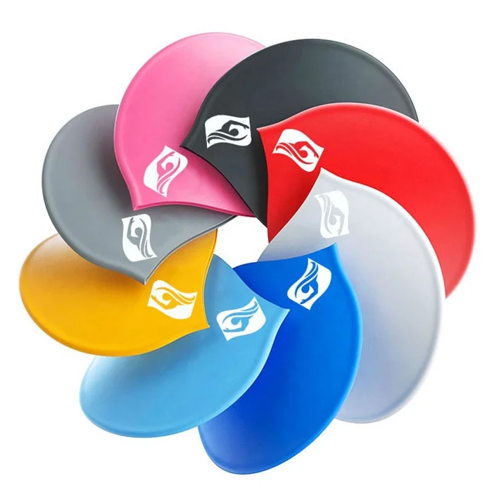 

Manufacturer Custom Logo Printed Funny Novelty Silicone Swimming Caps For child