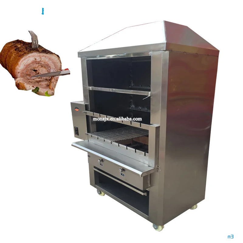 

Roast meat shop using brazilian gas barbecue grill machine