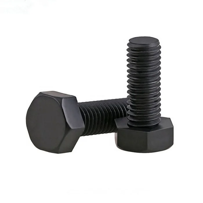 
Customized ANSI standard inch steel grade 8 black Hex head bolt 