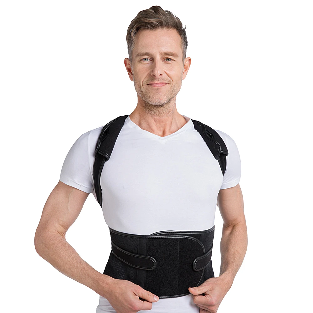 

2022 China Made Elastic Sitting Back Support Brace Posture Corrector Sensor, Black