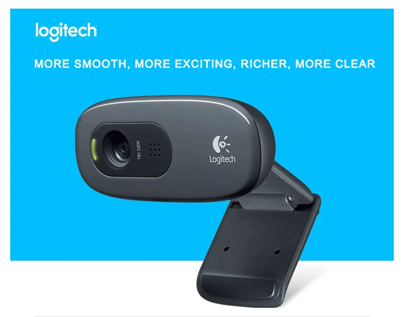 Hoe dan ook Geven vereist Logitech C270 Hd 720p Black Webcam With Microphone - Buy Logitech C270  Webcam,Wireless Webcam With Microphone,Conference Webcam Product on  Alibaba.com