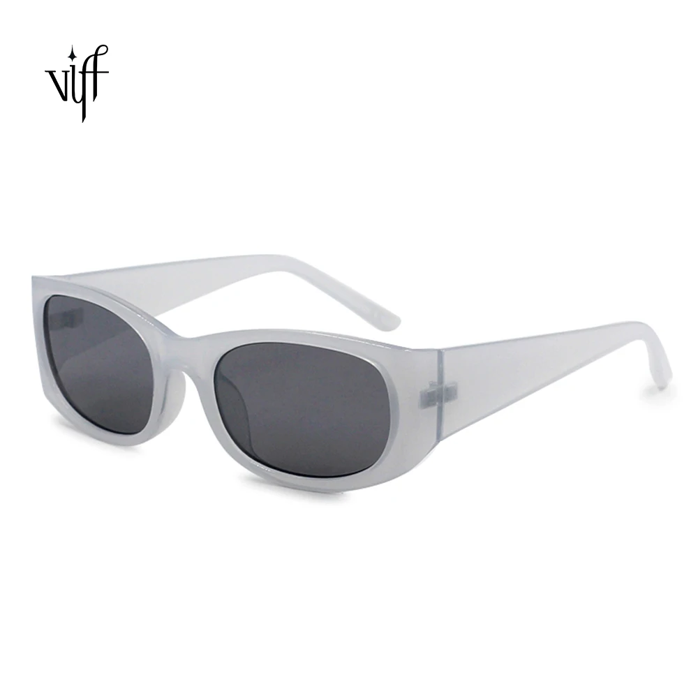 

VIFF 2021 Sunglasses HP19568 Eyewear INS Fashion 2020 Retro 90s Vintage Solid Plastic Small Rectangle Sunglasses