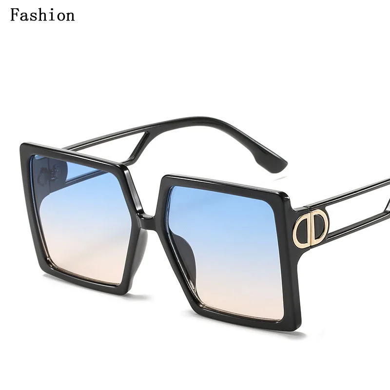 

sunglasses luxury 2021Vintage Eyeglasses Plastic Frame Fashion Women Oversized Square Sunglasses, Custom colors
