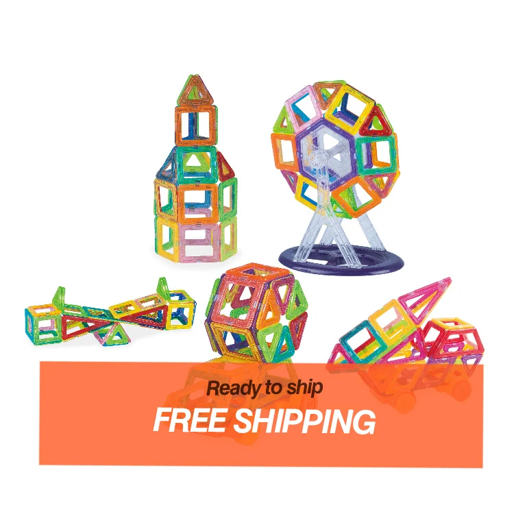 

GMS New Educational Magnetic Building Blocks for Kids, Colorful