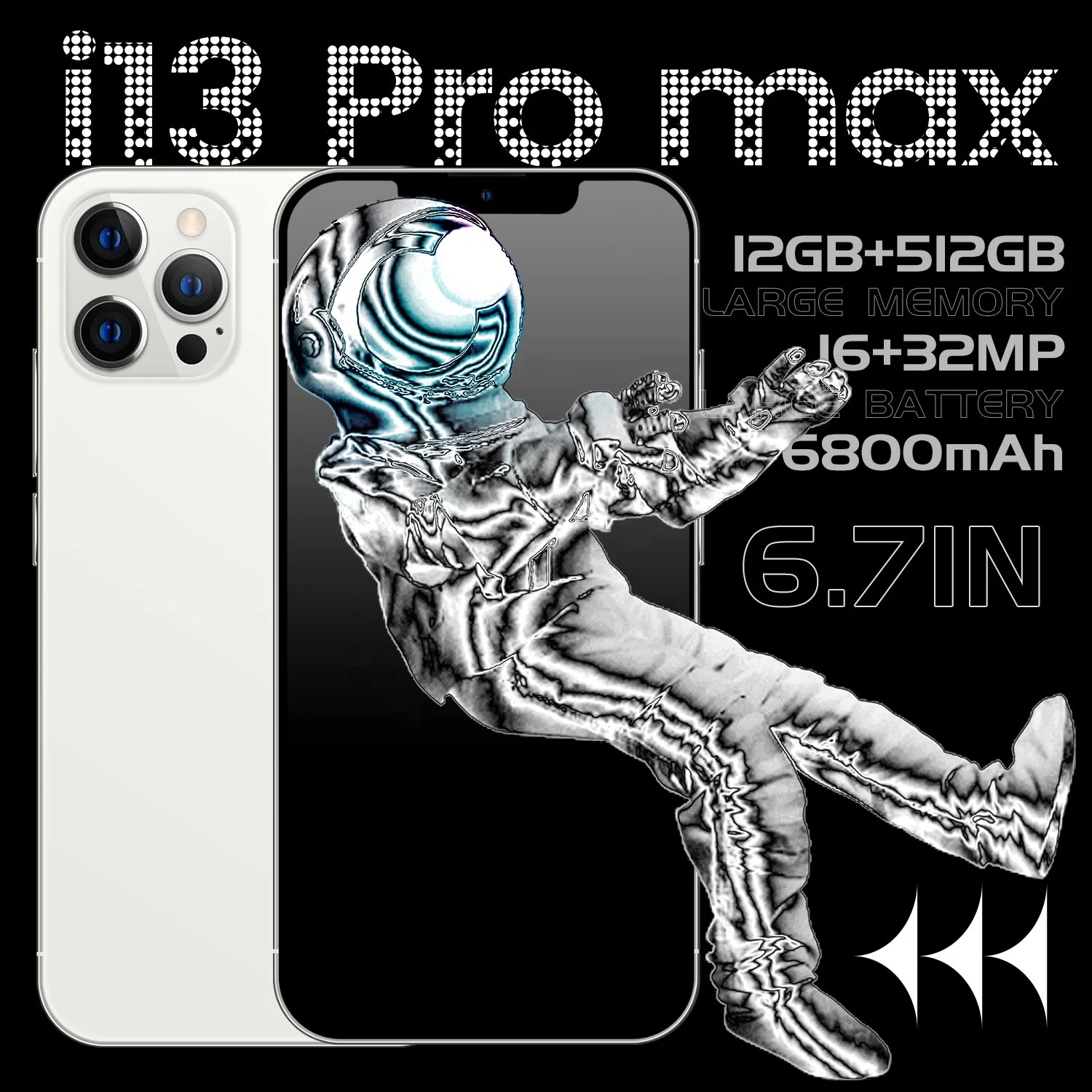 

USA UK unlock i13 Pro Max Face Unlock HD Rear cameras High Quality Low Price Used Mobile Phones