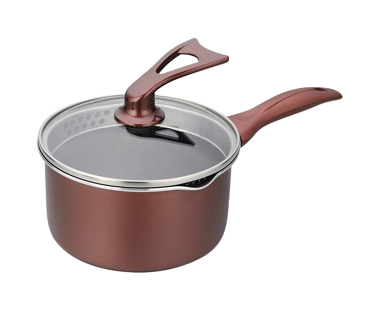 

Wholesale Hot Selling Kitchen Appliances Non-stick Cookware Sauce Pot Soup & Stock Pots Metal Kitchen Usage Cooking Home Cooking, Customized color