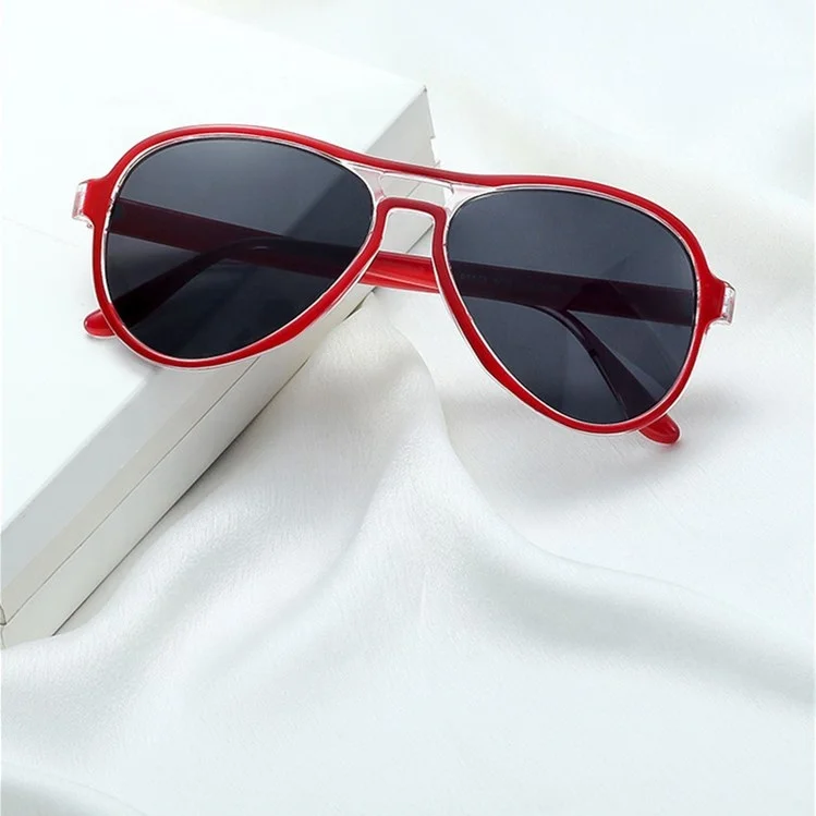 

Best selling high end polarized shades women fashion oversize frog sunglasses custom logo double beam ins style sun glasses