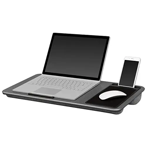 Cushioned Laptop Desk - Buy Lap Desk With Device Ledge Mouse Pad And 