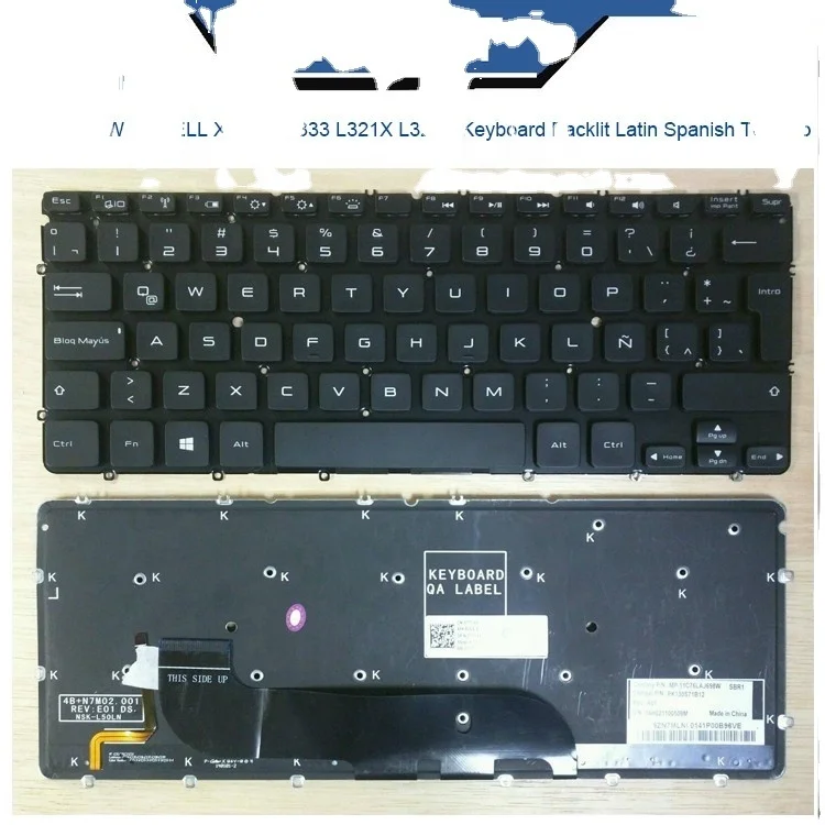 

HK-HHT NEW Hot sale notebook keyboard for DELL XPS 13 9333 L321X L322X Keyboard with or no pointer and backlight