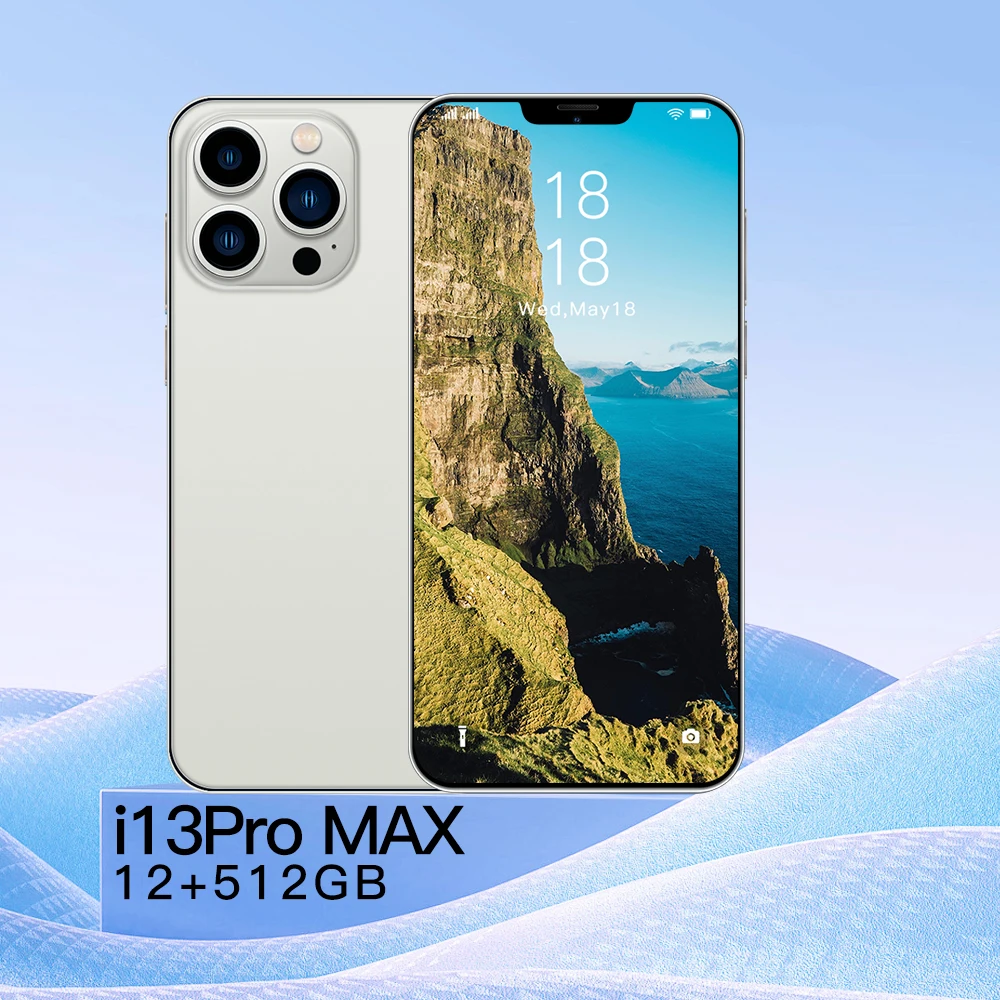 

Free i13 Pro+ Cross-Border 6.6 Inch 8+256GB Smartphone Manufacturers i 13 pro max Direct Selling Mobile Phone Android10.0