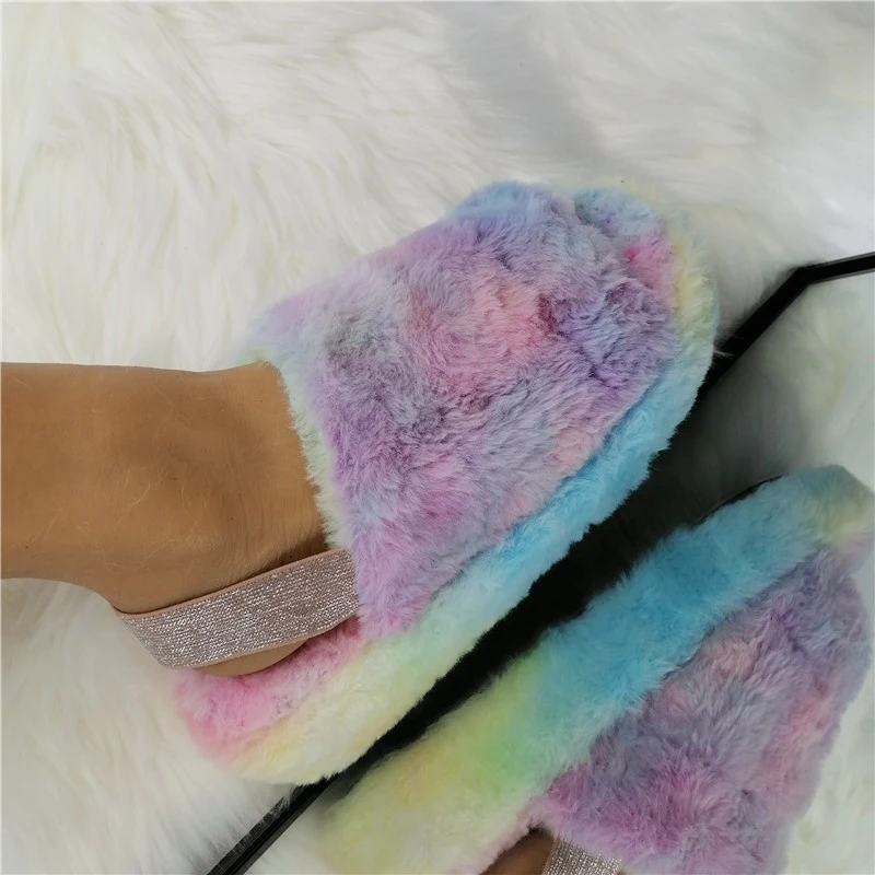 

PDEP latest design for women summer comfortable hairy fashion home and outdoors cheap big size slippers for women sandals, White,pink,grey,black,colorful,leopard,