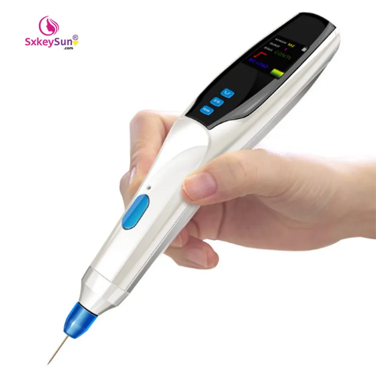 

2021 Linuo Korea medical plaxage N18 plasma pen jet plasma lift pen Wrinkle Mole Removal Eye Lift Plasmapen Beauty pen, White+blue