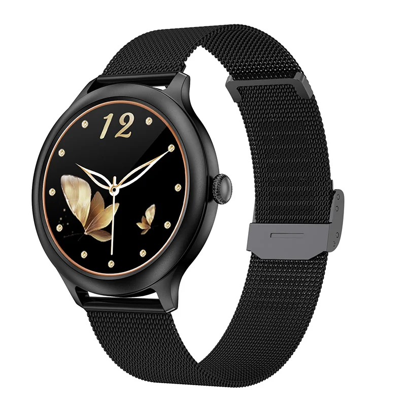 

Wholesale ladies smartwatch 2023 DK19 music breathing training multi sport mode BT calling function women Android smart watch