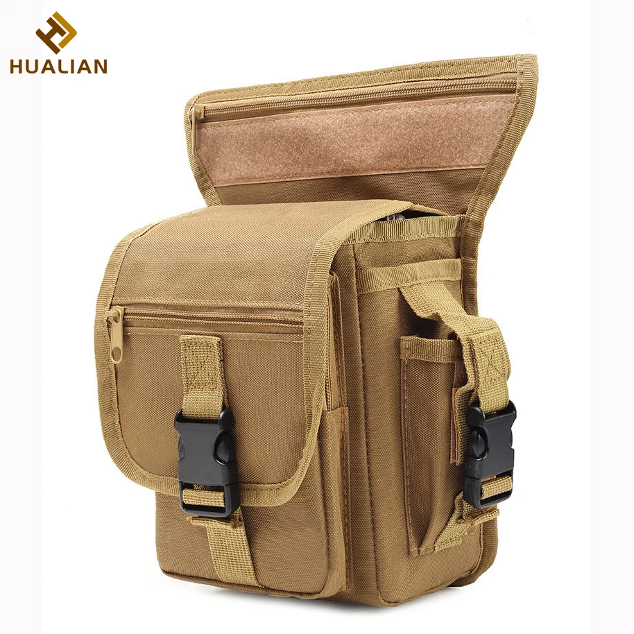 

HUALIAN Fashion Men Military Tactical Thigh Bag Utility Waist Pack Pouch Adjustable Hiking Male Waist Hip Tactical Leg Bag