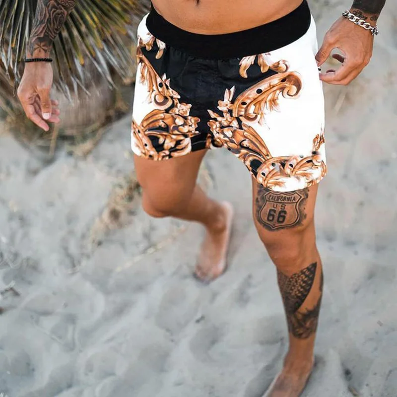 

Top design Fashion printed vacation Beach Pant Casual Swim Trunk luxury shorts