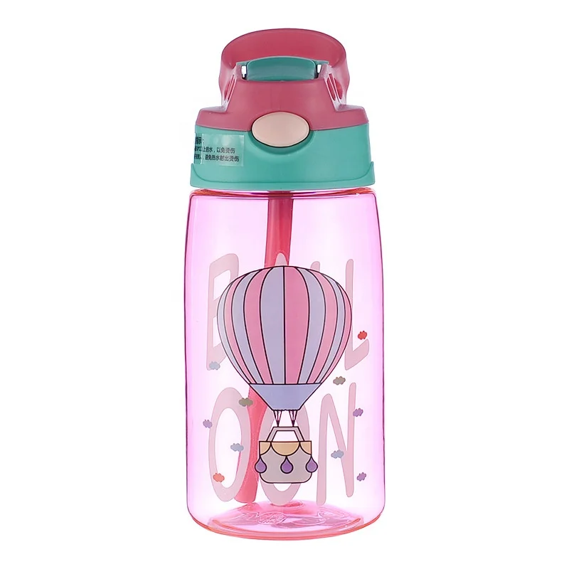 

Wholesale plastic kids printing water bottle straw drinking children school bpa free kids water bottle, Customize