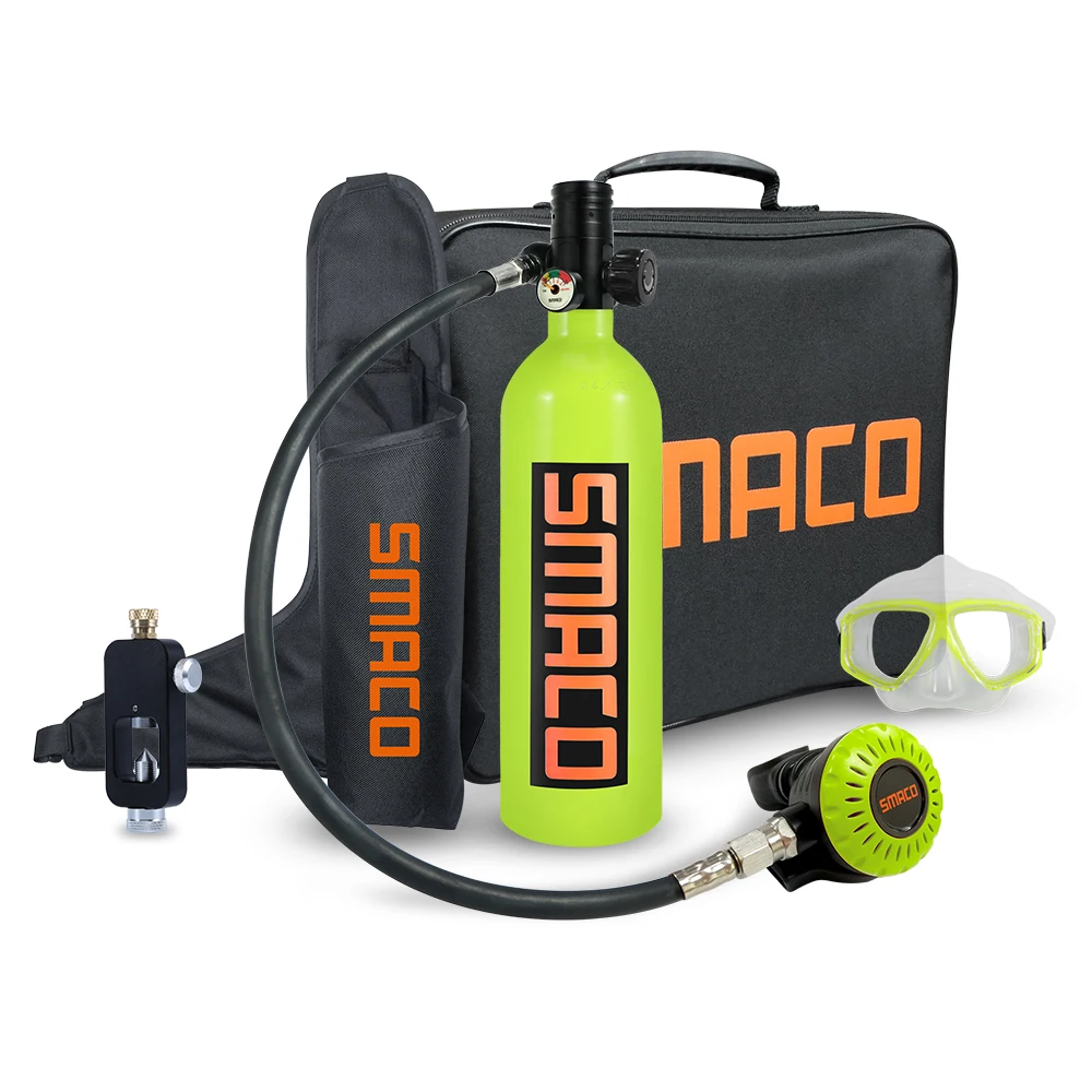 

SMACO DOT Oxygen_Tanks Water Bottles Sport Outdoor Playground Equipment Scuba Diving Price Of Oxygen Cylinder 1L Scuba Regulator