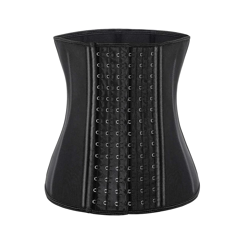 

Waist Trainer For Women Corset Cincher Body Shaper Girdle Trimmer With Steel Bones Extender Bodysuit Shapers, Black white beige