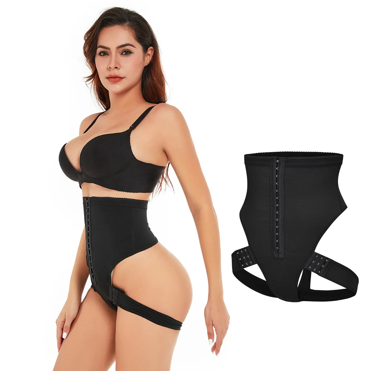 

Women butt lifter shaper Panties Waist Trainer Body Shaper Panty High-waist Tummy Control Slim waist trainer shaper with string, Photo color