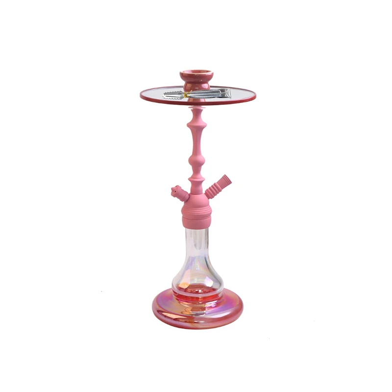 

big size steam cheap price factory handmade zinc shisha body top quality high quality shisha pink hookah, Picture