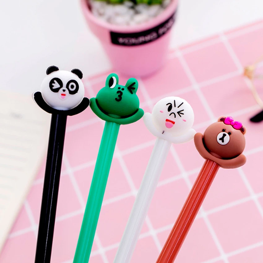 

kawaii Frog bear Gel Pen 0.5MM Promotional Gift Stationery School Office Supply