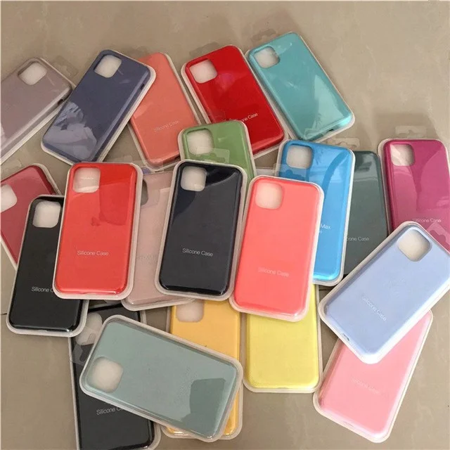 

Funda Para Celular Luxury Original Silicone Phone Cover Case for iPhone 11 Pro Max X XR XS MAX 6 6s 7 8 Plus 11 12 pro max Cases