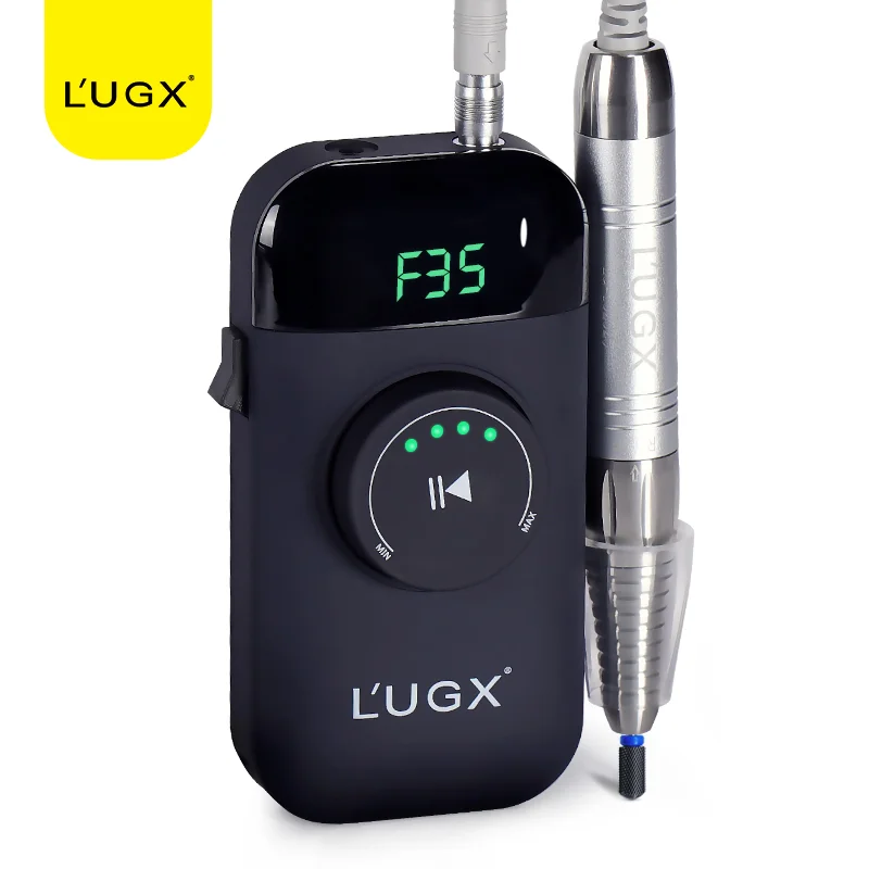 

L'UGX Portable Manicure Brushless Nail Drill 35000 Rpm Professional Electric Brushless Nail Drill